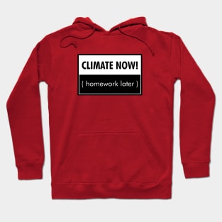 Climate now! - climate strike Hoodie